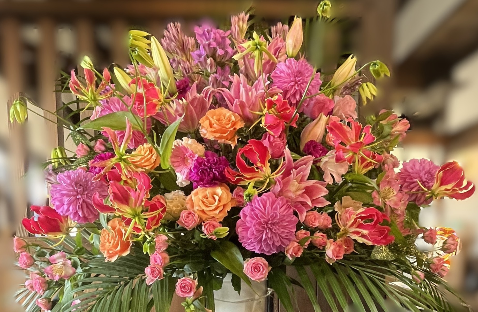 おまかせスタンド花(1段)-STAND FLOWERS - 画像 (2)