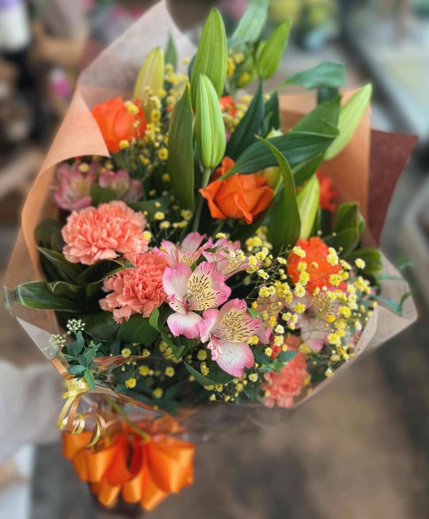 季節のおまかせ花束(スタンダードタイプ)L - 画像 (3)